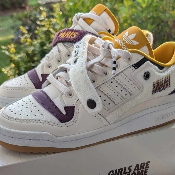 ADIDAS FORUM LOW GIRLS ARE AWESOME limited edition 2021 Womens 8 sneakers NEW - Picture 16 of 16